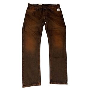 Nudie Jeans Lean Dean Golden Amber Jeans Organic Size W‎ 36 L 31 New Men's